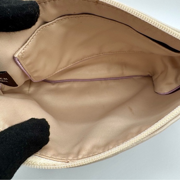 Coach Beige Signature Wristlet | Very Good Condition - Picture 10 of 11